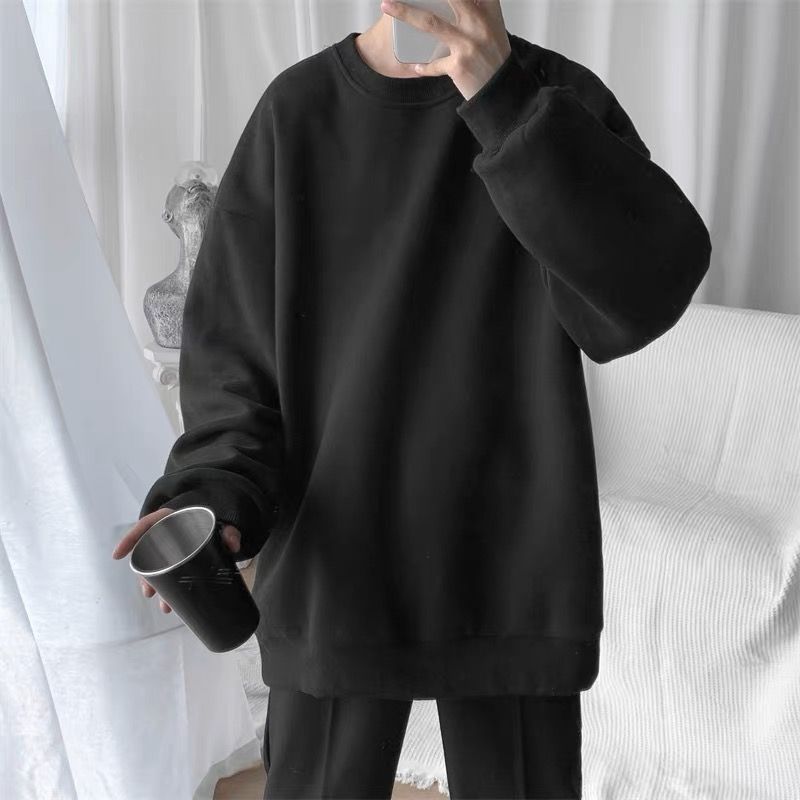 ÁO SWEATER BASIC ĐEN - SWT021