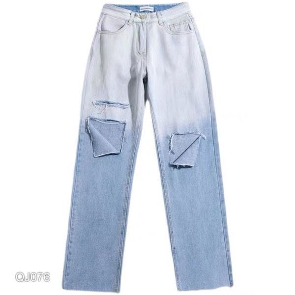 QJ076 - QUẦN JEAN BAGGY NỮ ỐNG RỘNG LOANG MÀU