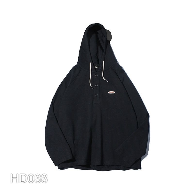 HD038 - ÁO HOODIE KIỂU NÚT POLO