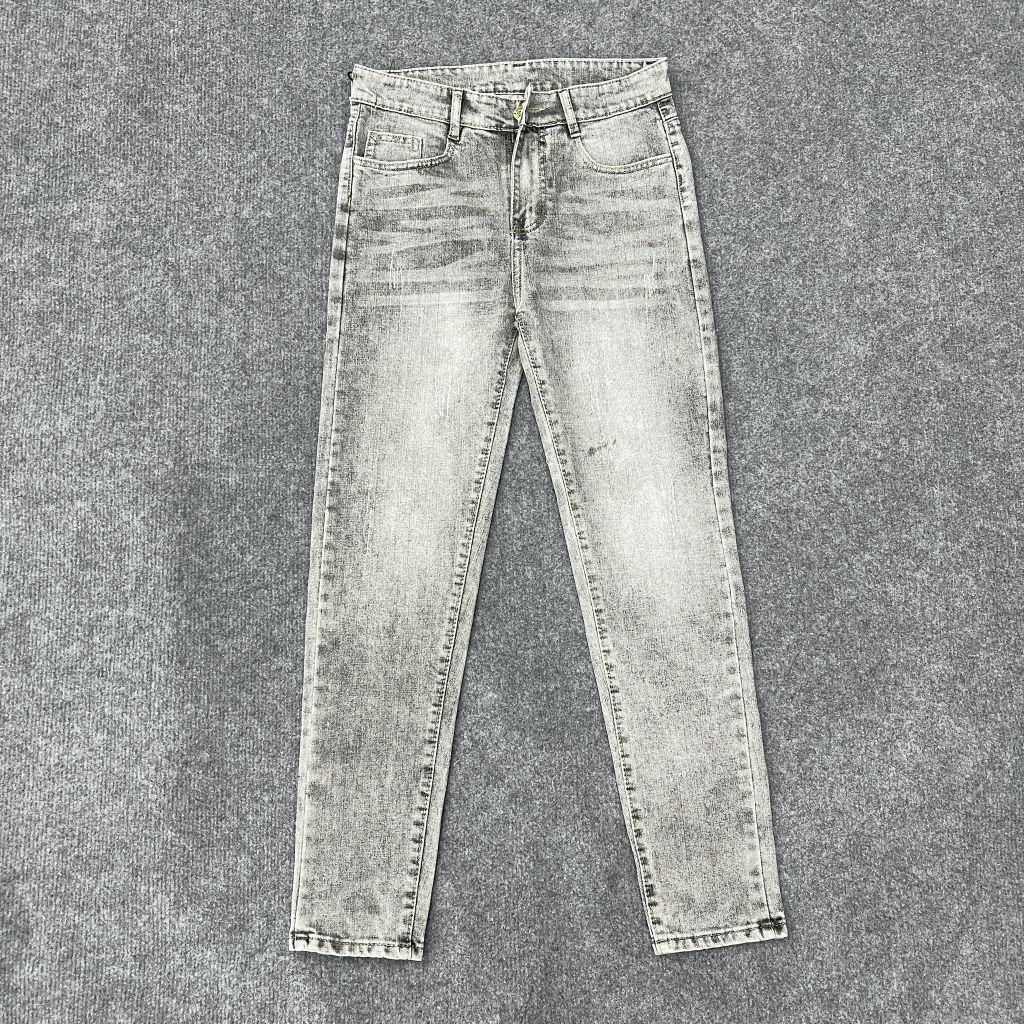 QUẦN JEAN NAM SLIM FIT XÁM BẠC _ QJ1905