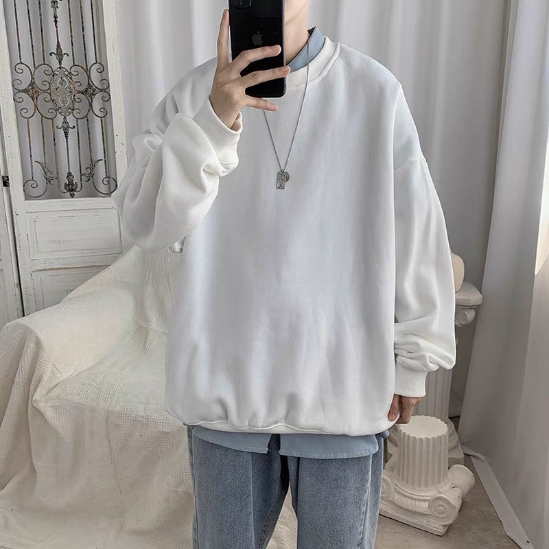 ÁO SWEATER BASIC TRẮNG - SWT021