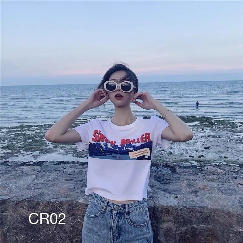 CR02 - ÁO THUN KIỂU NỮ CROPTOP SIMON