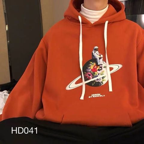 HD041 - ÁO HOODIE FLOWER BALL