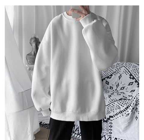 ÁO SWEATER BASIC TRẮNG - SWT021