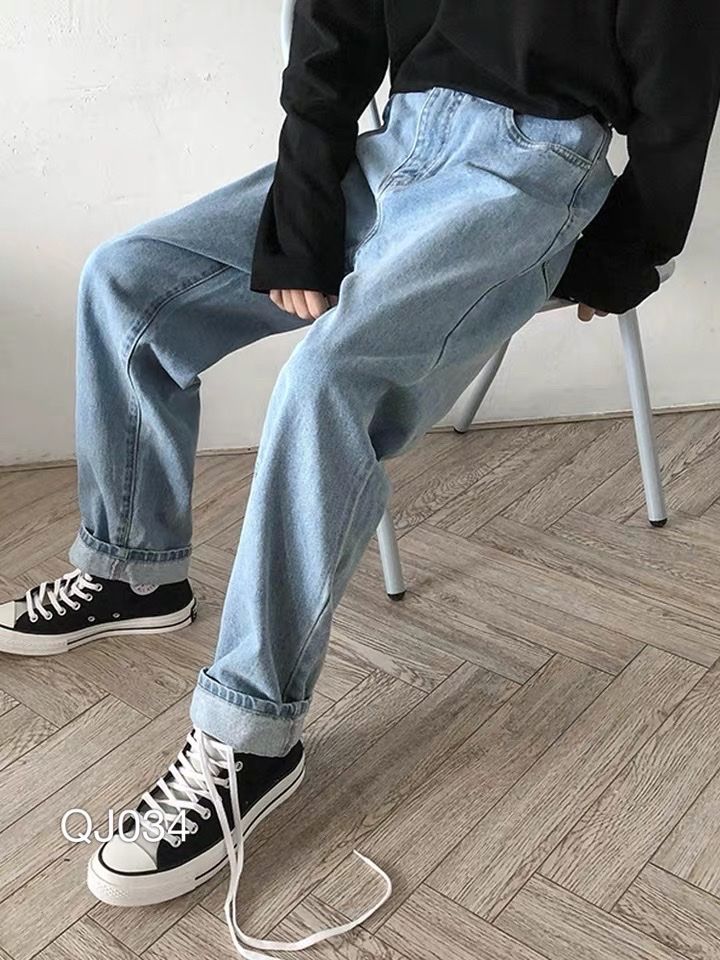 QJ034 - QUẦN JEAN BAGGY NAM BASIC