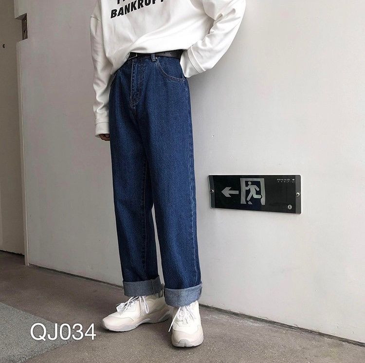 QJ034 - QUẦN JEAN BAGGY NAM BASIC