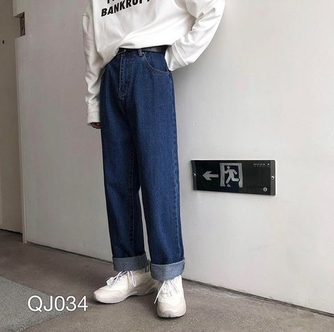 QJ034 - QUẦN JEAN BAGGY NAM BASIC