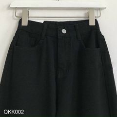 QKK002 - QUẦN KAKI NỮ ỐNG RỘNG