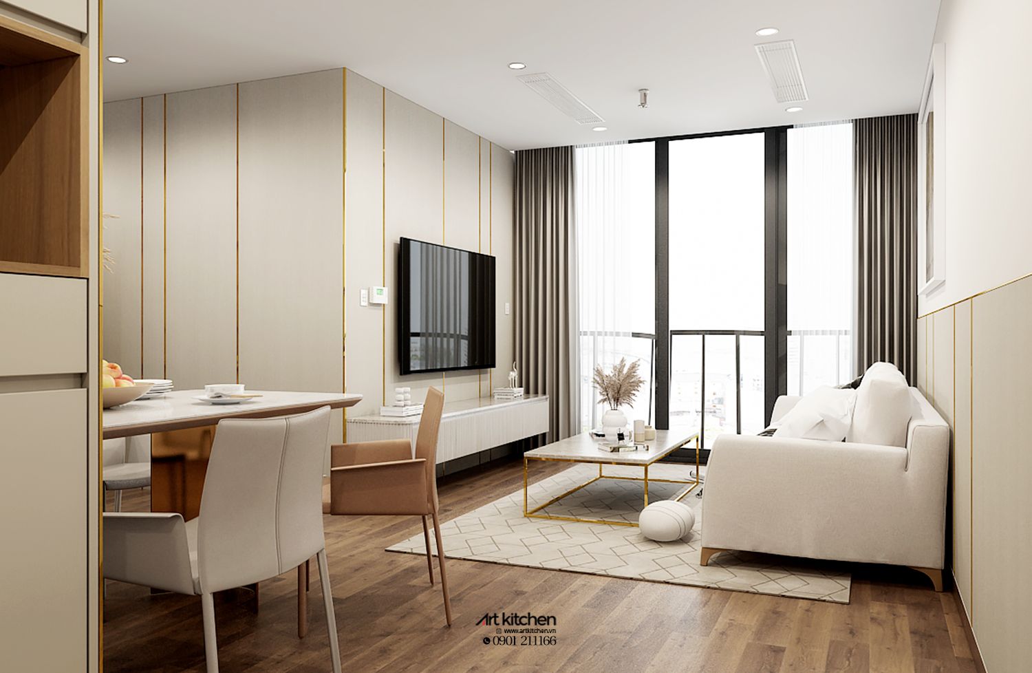 NỘI THẤT CĂN HỘ ECOGREEN SÀI GÒN