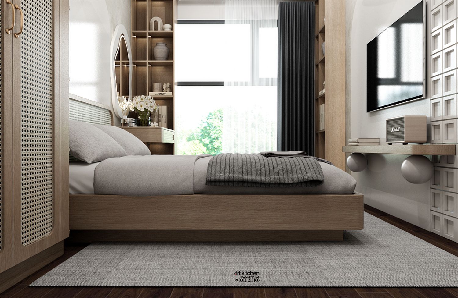 NỘI THẤT CĂN HỘ PHONG CÁCH ĐÔNG DƯƠNG