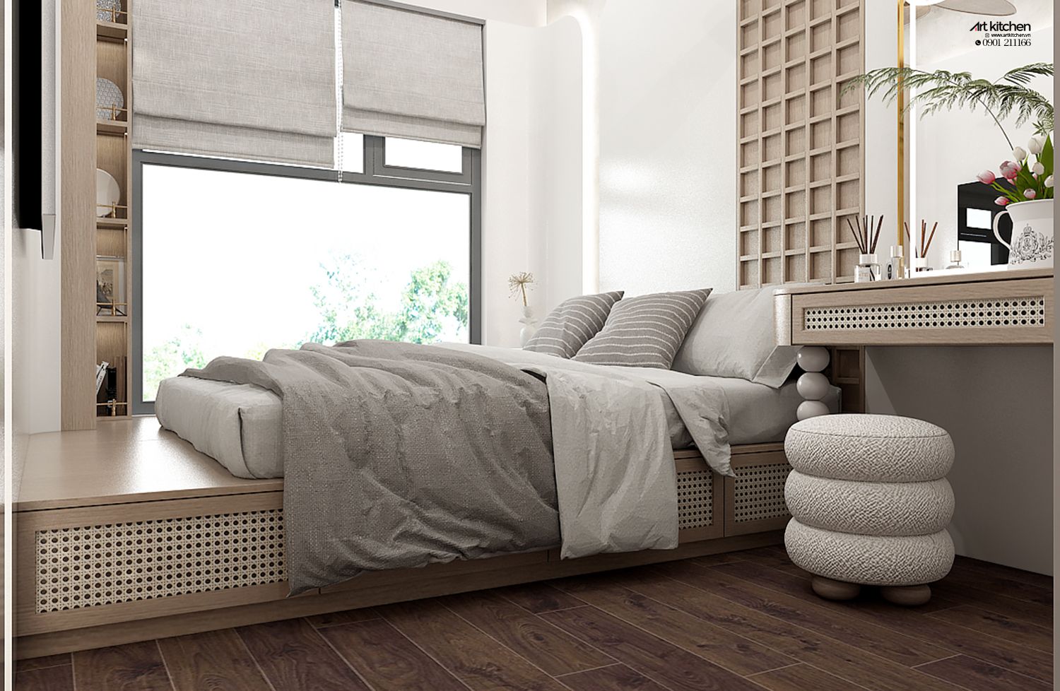 NỘI THẤT CĂN HỘ PHONG CÁCH ĐÔNG DƯƠNG