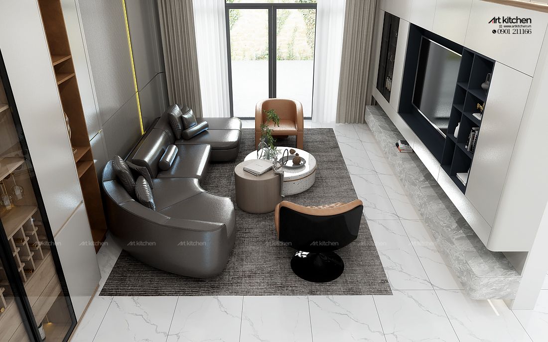 NỘI THẤT NHÀ PHỐ HIỆN ĐẠI