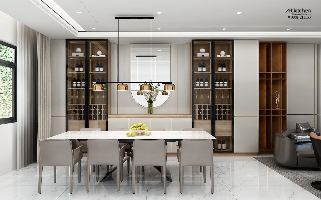 NỘI THẤT NHÀ PHỐ HIỆN ĐẠI