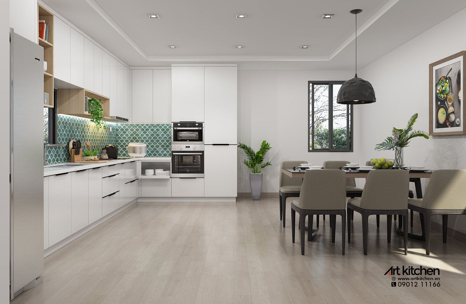 TỦ BẾP ĐẸP-D07