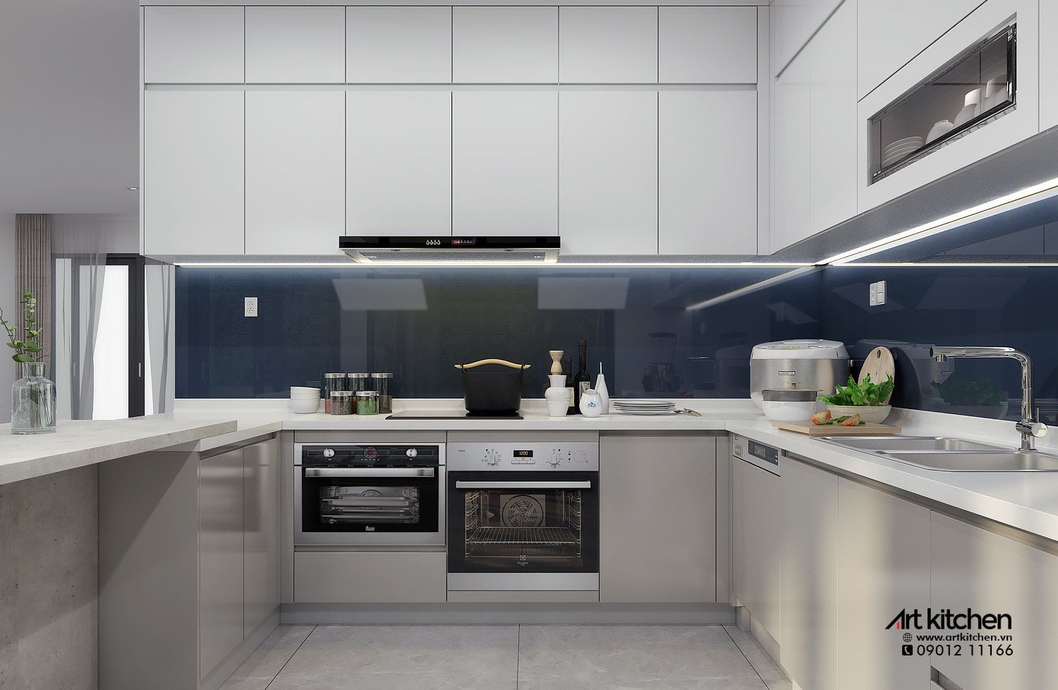 TỦ BẾP ĐẸP-D05