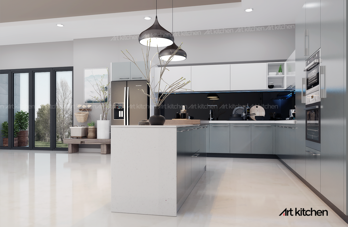 TỦ BẾP ACRYLIC-B35