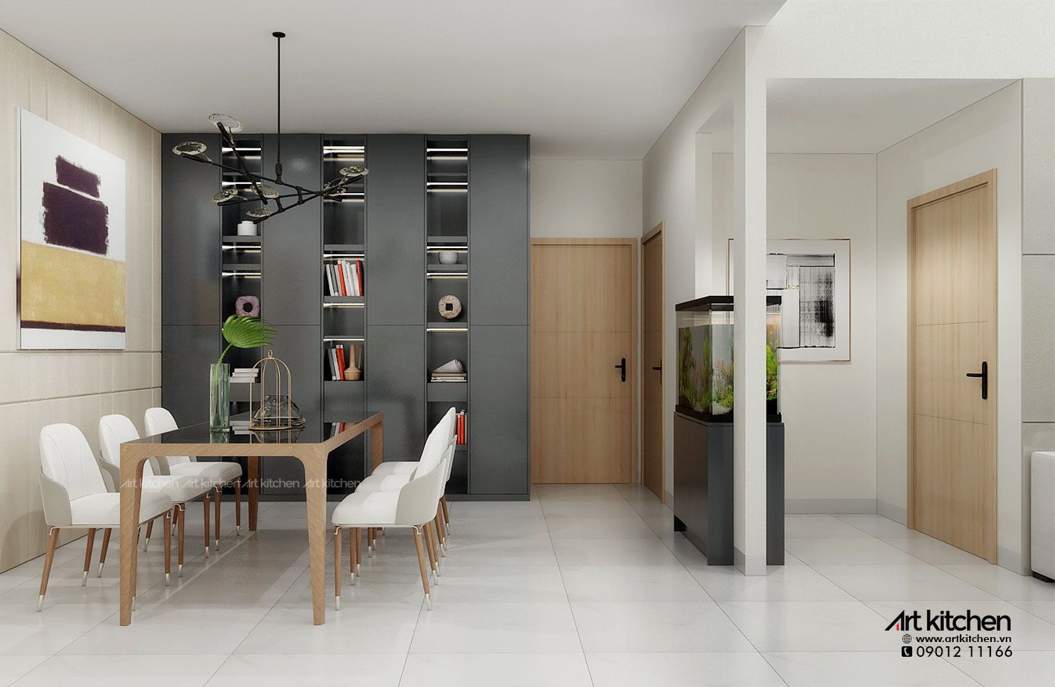 TỦ BẾP LAMINATE-L07