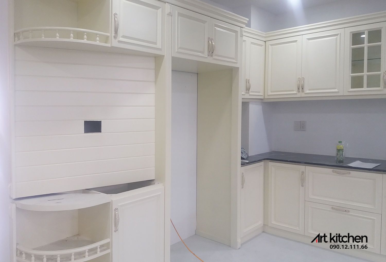 TỦ BẾP Gá» Sá»I MỸ - S02 (White Oak)