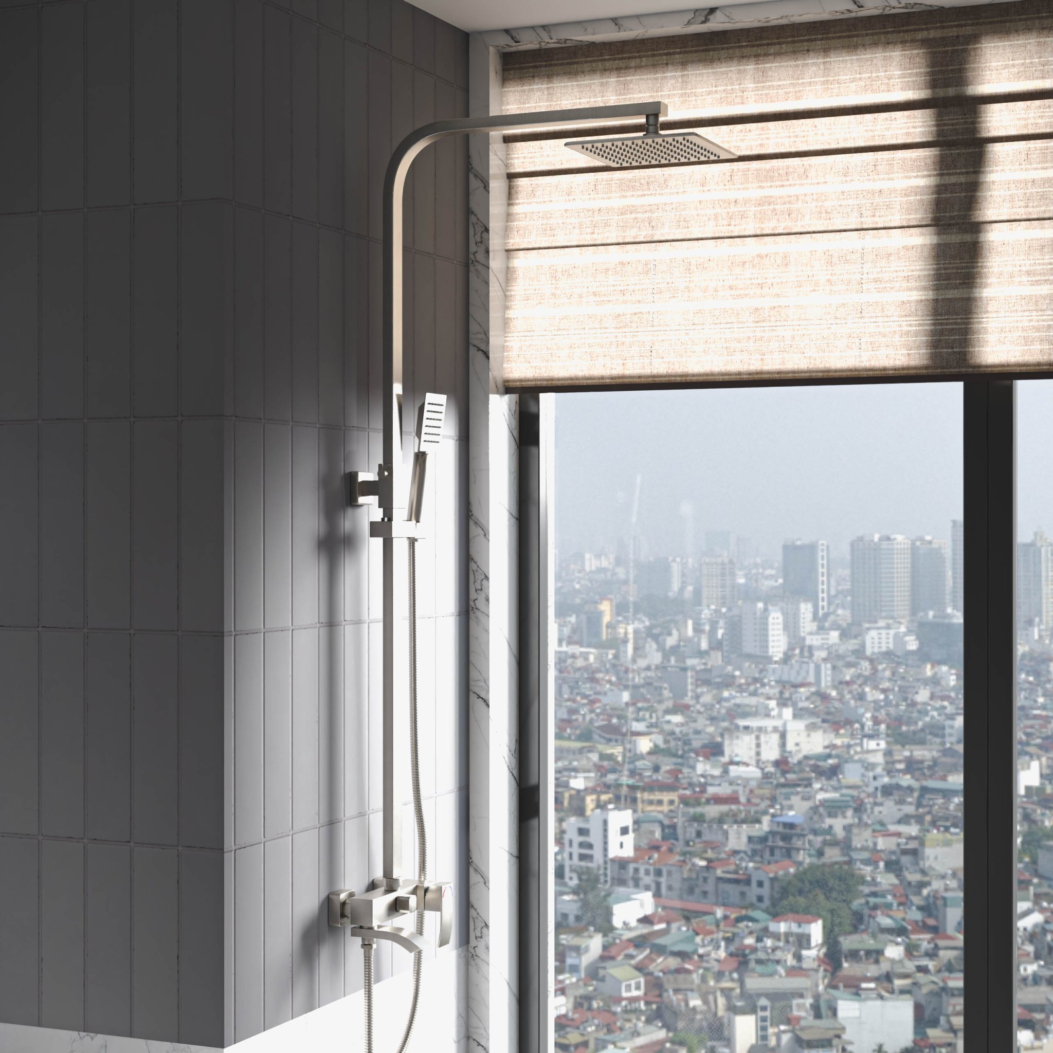 Sen cây vuông inox 304 Draco F0110I
