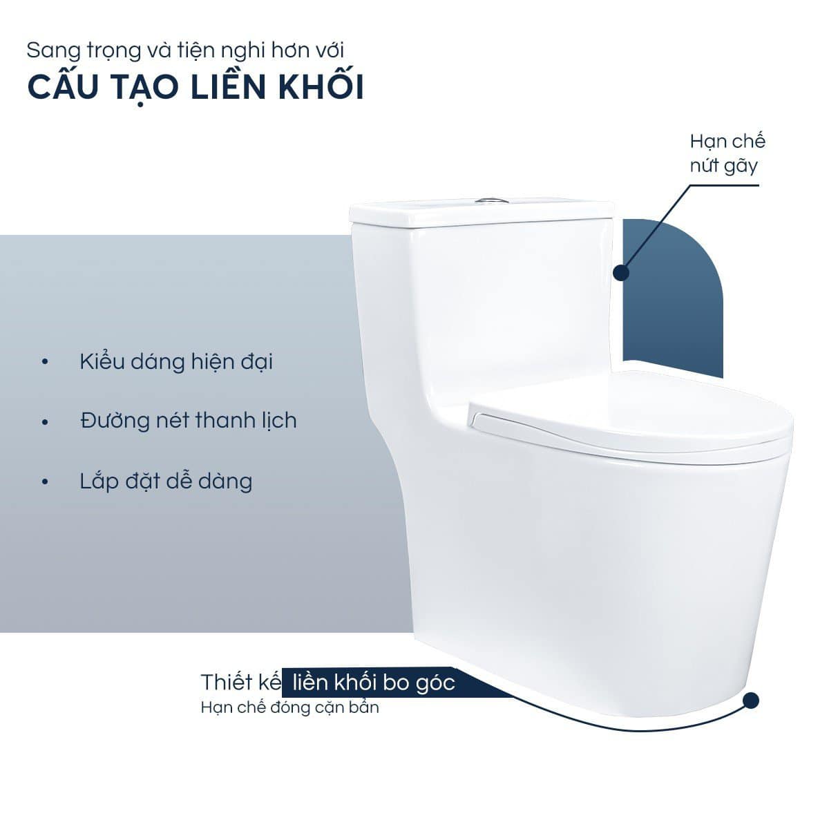 Bồn cầu khối Draco