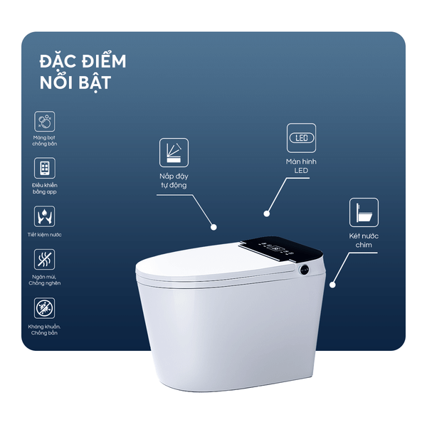 Bồn cầu treo tường