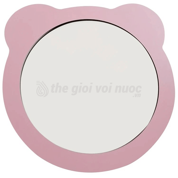 Phụ Kiện Phòng Tắm Gương Trẻ Em Hình Gấu ATGS06P Màu Hồng