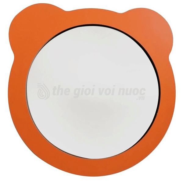 Phụ Kiện Phòng Tắm Gương Trẻ Em Hình Gấu ATGS06O Màu Cam
