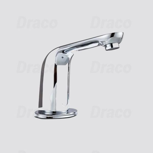 Vòi Lavabo Lạnh Đồng Thau Phủ Crom Cảm Ứng Một Chạm Draco F2206C