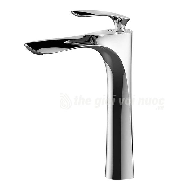 Vòi Lavabo Mạ Crom Tay Khuyết 3 Tấc Nóng Lạnh Draco F2130CB