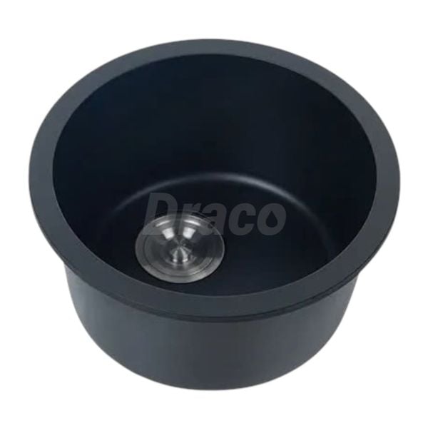 Bồn Rửa Chén Đá Nhập Khẩu Cao Cấp Hộc Tròn Draco S3106DB