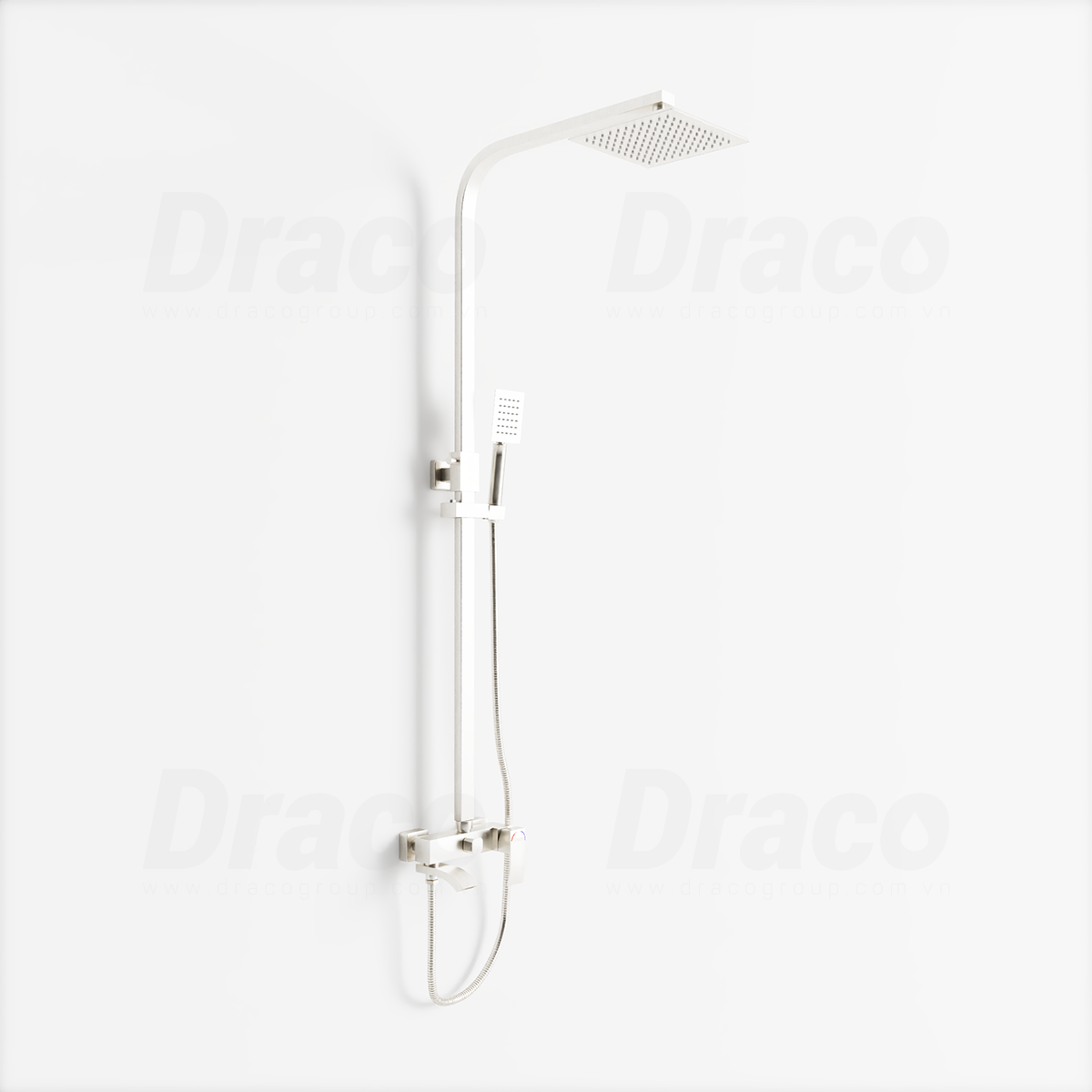 Sen Tắm Đứng Nóng Lạnh Inox 304 Draco F0110I