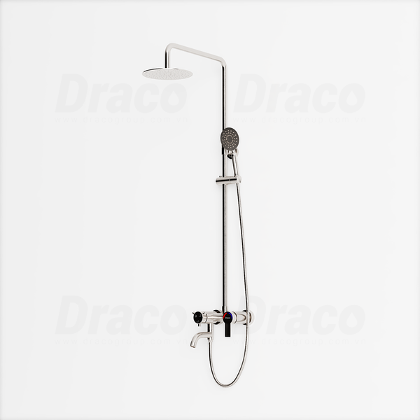 Sen Tắm Đứng Nóng Lạnh Inox 304 Draco F0114I