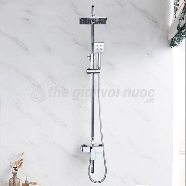 Sen Tắm Đứng Đồng Thau Mạ Crom Draco F0121C