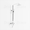 Sen Tắm Đứng Nóng Lạnh Đồng Thau Mạ Crom Draco F0122C