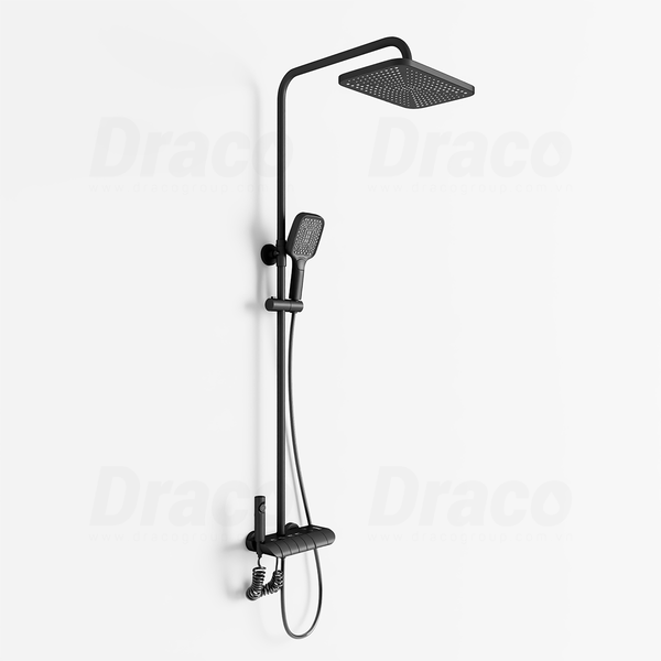 Sen Tắm Đứng Nóng Lạnh Đồng Thau Dạng Phím Đàn Draco F0134