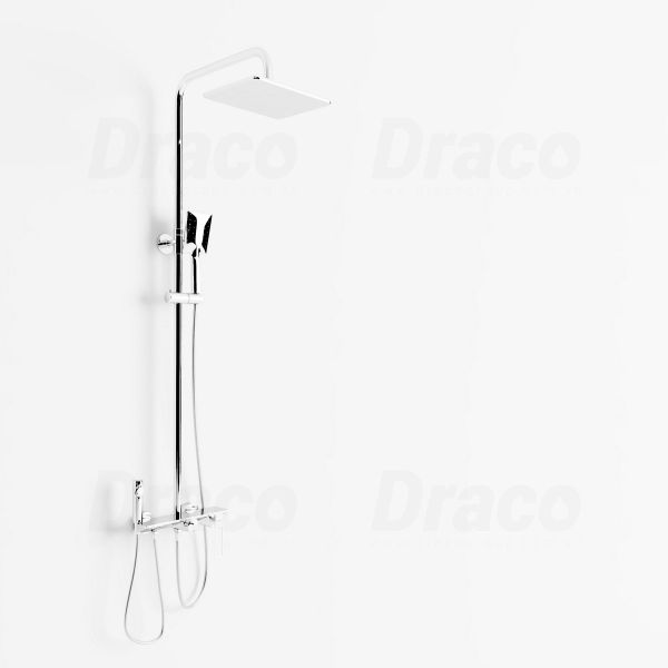 Sen Tắm Nóng Lạnh Đồng Thau Mạ Crom Draco F0164C