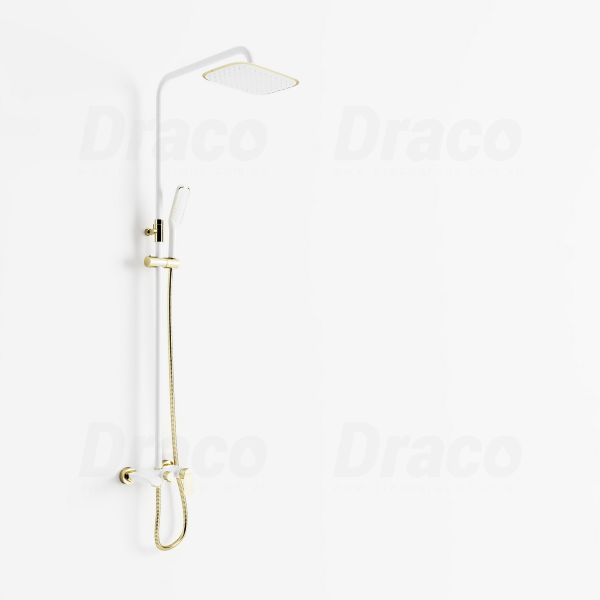 Sen Tắm Nóng Lạnh Đồng Thau Sơn Mạ Tĩnh Điện Draco F0169W