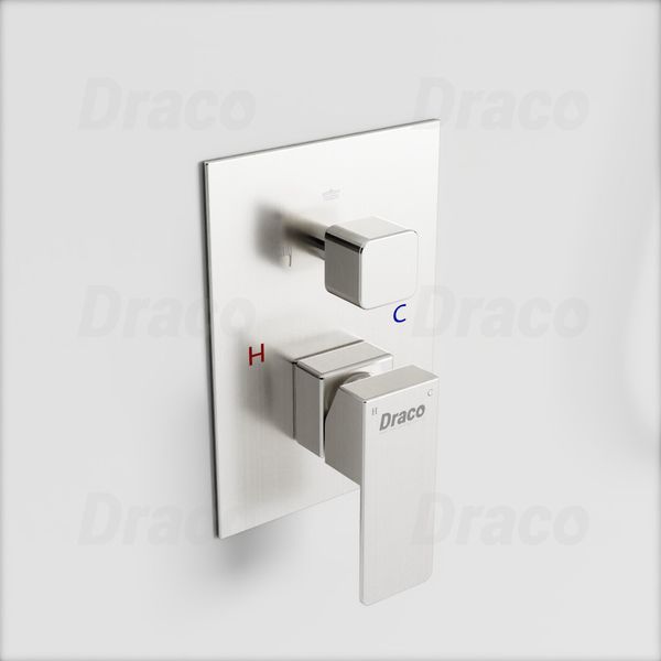 Sen Tắm Âm Trần Nóng Lạnh Cao Cấp Draco F0388I - Inox 304 Mờ