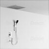 Sen Tắm Âm Trần Đồng Thau Có Thanh Trượt Sen Tắm Draco F0389CF - Crom