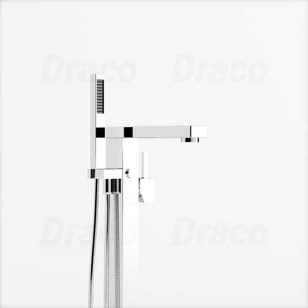 Sen Tắm Bồn Đứng Nóng Lạnh Đồng Thau Kiểu Vuông Draco F0411