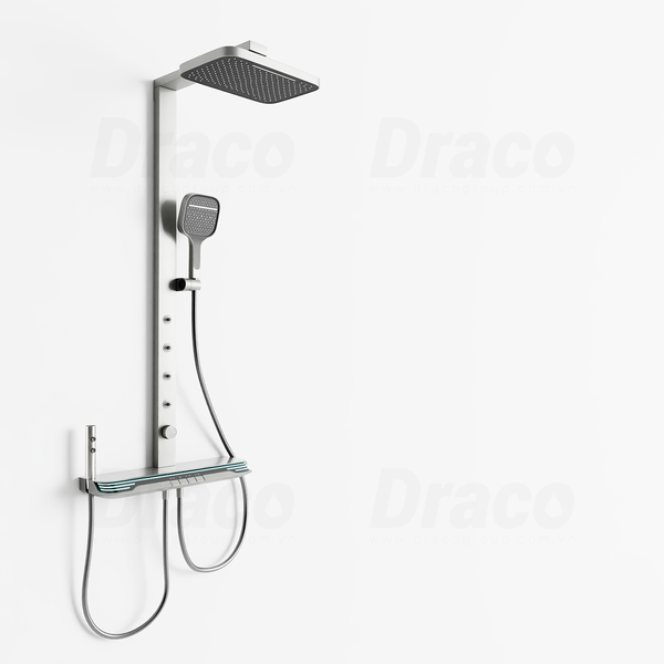 Sen Tắm Massage Hiển Thị Nhiệt Độ Draco F0801B Thế Hệ Mới