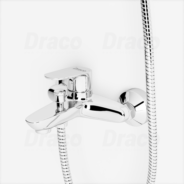 Sen Tắm Nóng Lạnh Đồng Thau Phủ Crom Draco F1102C