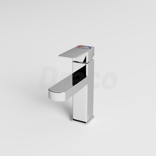 Vòi Lavabo Nóng Lạnh Đồng Thau Phủ Crom Draco F2101CA (Thấp)