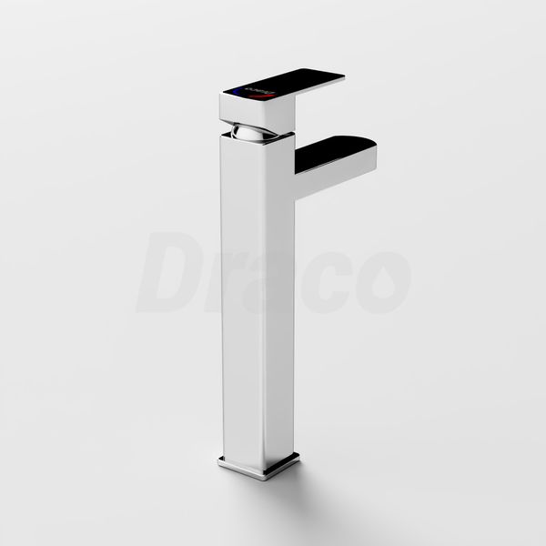 Vòi Lavabo Nóng Lạnh Đồng Thau Mạ Crom Draco F2101CB (Cao)