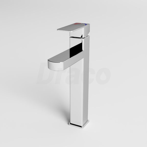 Vòi Lavabo Nóng Lạnh Đồng Thau Mạ Crom Draco F2101CB (Cao)