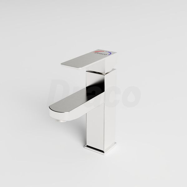 Vòi Lavabo Nóng Lạnh  Inox 304 Draco F2111IA (Thấp) - Màu Inox Mờ