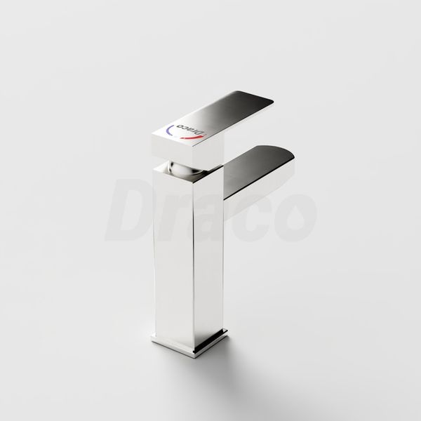 Vòi Lavabo Nóng Lạnh  Inox 304 Draco F2111IA (Thấp) - Màu Inox Mờ