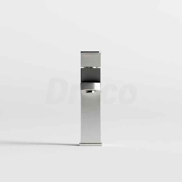 Vòi Lavabo Nóng Lạnh  Inox 304 Draco F2111IA (Thấp) - Màu Inox Mờ