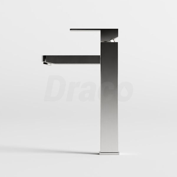 Vòi Lavabo Nóng Lạnh  Inox 304 Draco F2111IB (Cao) - Màu Inox Mờ