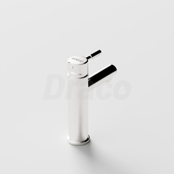 Vòi Lavabo Nóng Lạnh Inox 304 Draco F2116IA (Thấp) - Màu Inox Mờ